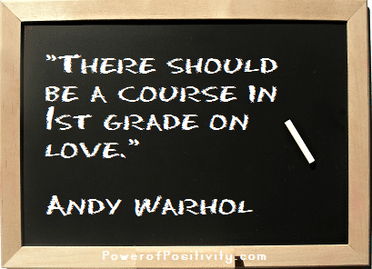 andy warhol intention quote