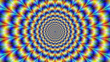 train mind optical illusion