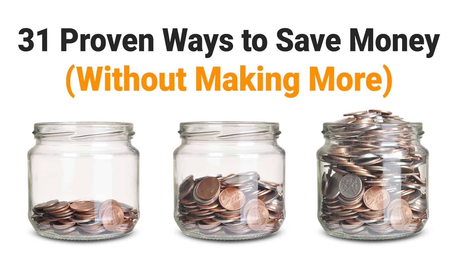 save money - no excuses