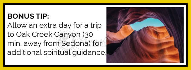 Bonus Tip: Sedona AZ