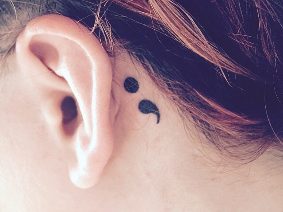 The Meaning Behind a Semicolon Tattoo | Power of Positivity