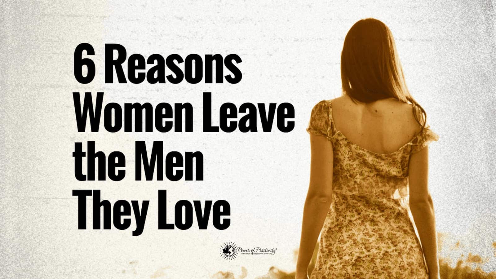 women leave men they love