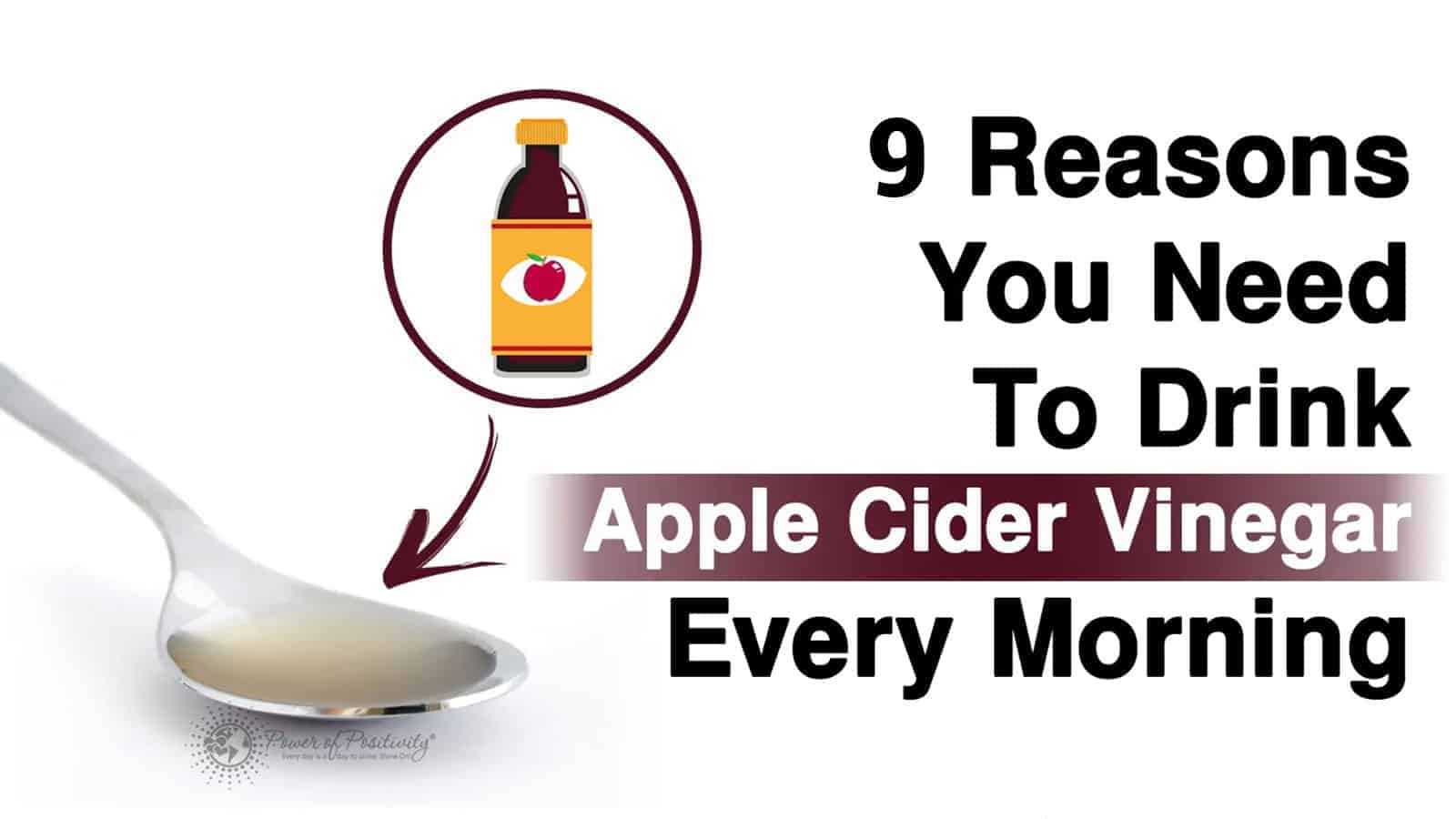 why you need to drink apple cider vinegar every morning