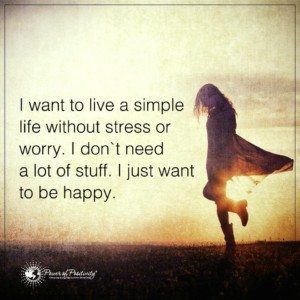 simple life quote