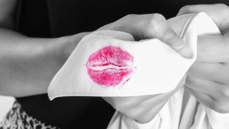 lipstick stain