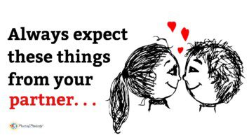 things to expect from your partner