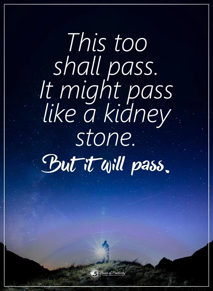 it will pass