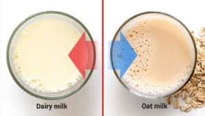 oat milk versus dairy milk