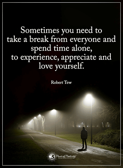 spend time alone