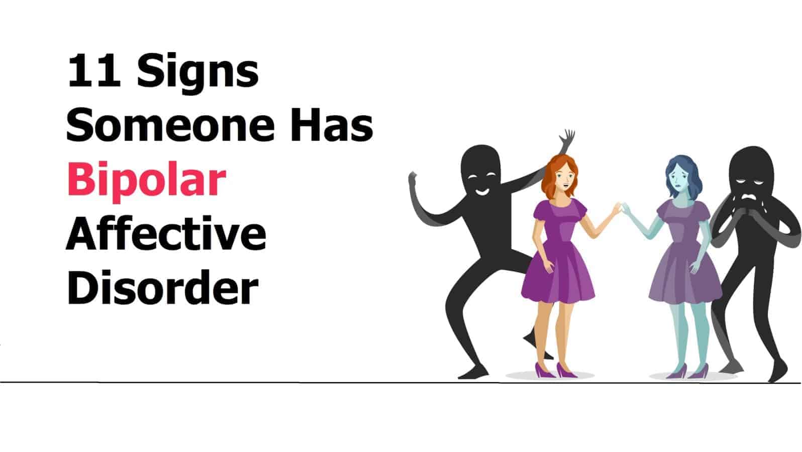 Here are signs of bipolar affective disorder. 