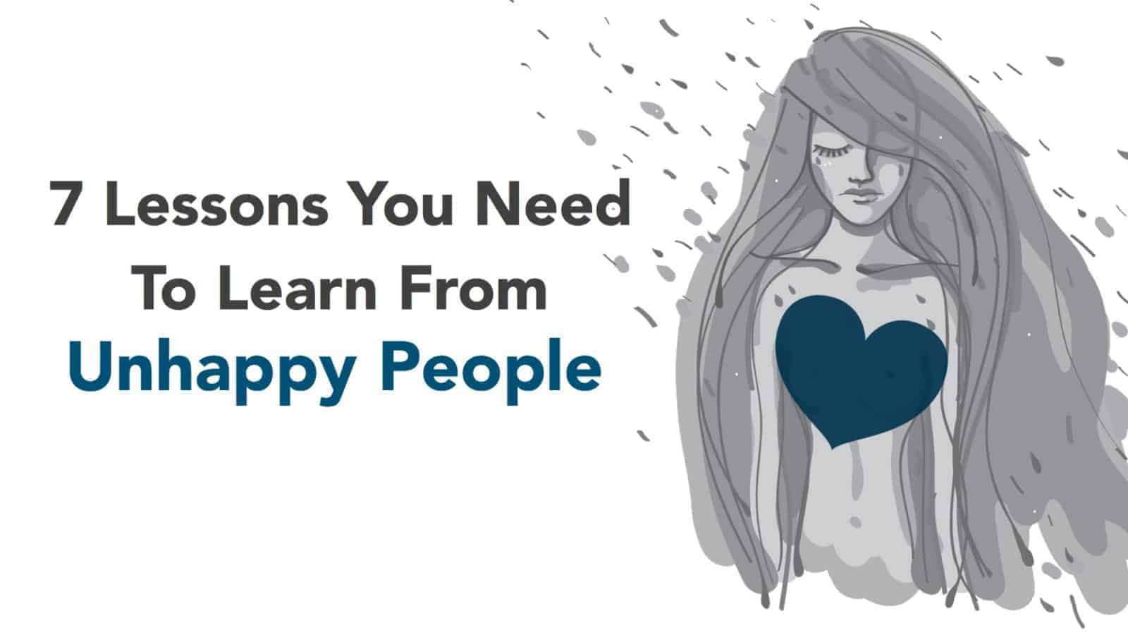 unhappy people