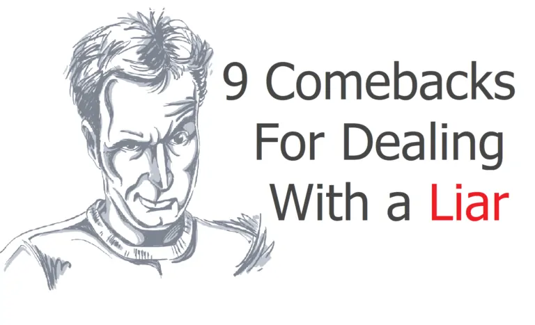 dealing with a liar
