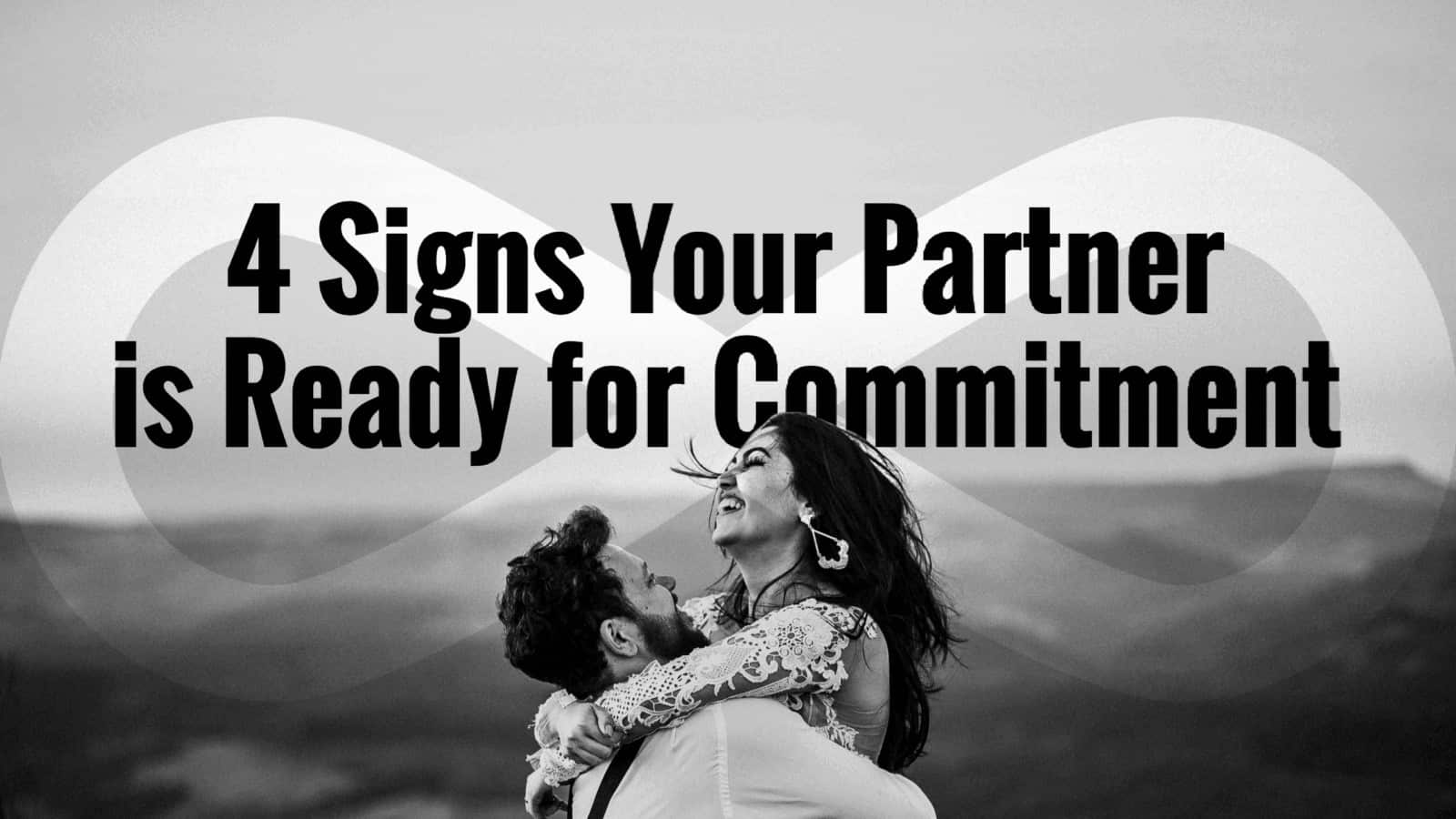 partner is ready for commitment