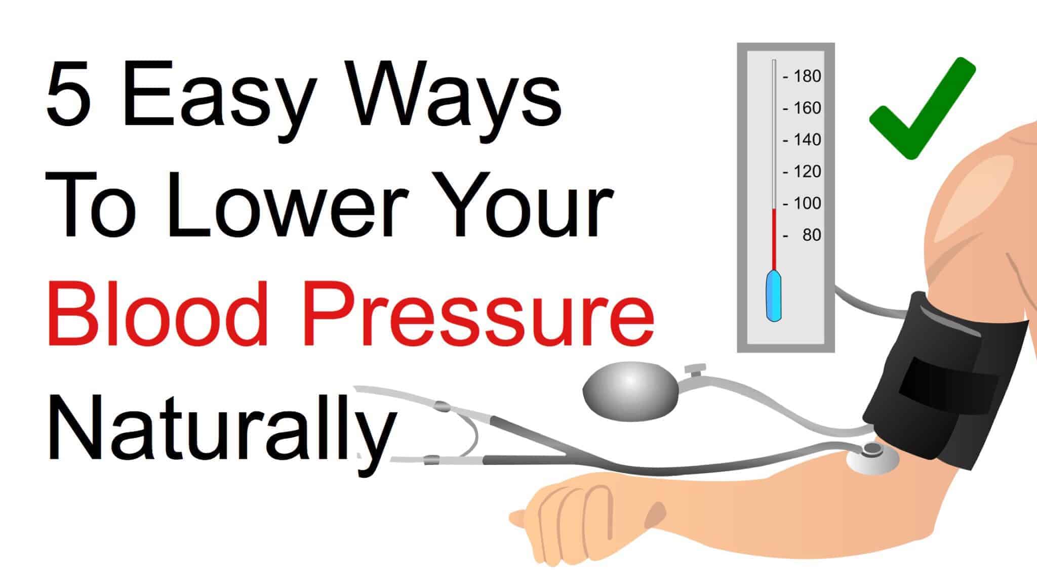 how to lower blood pressure quickly for a physical