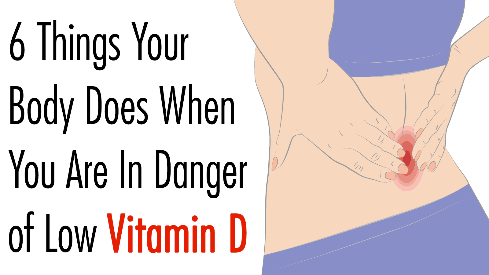 low vitamin d