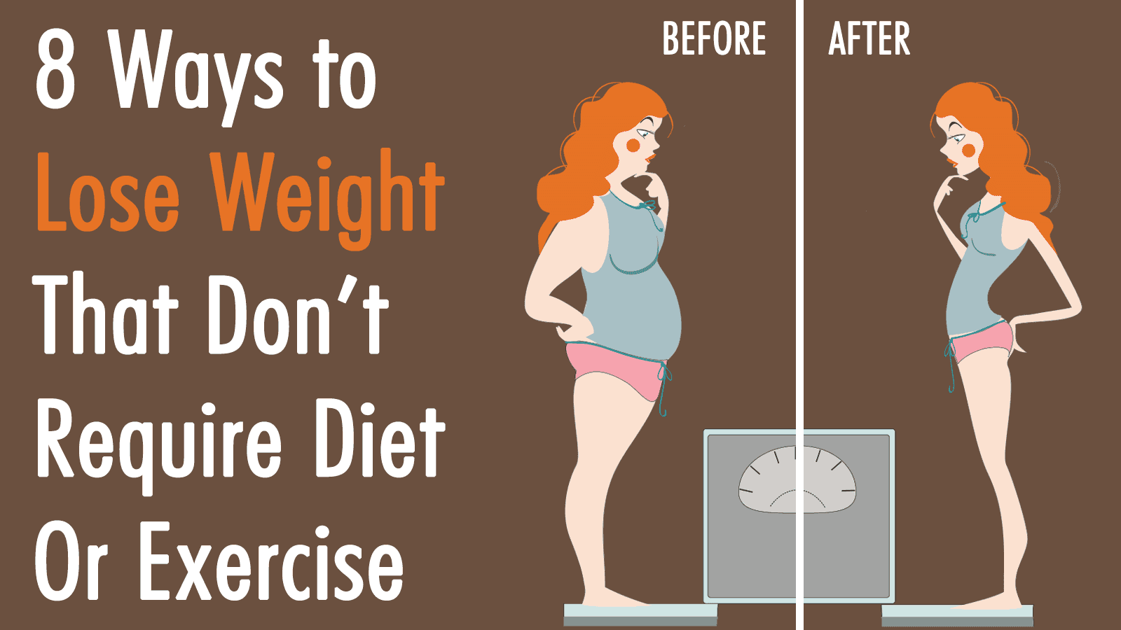 how to lose weight without dieting and exercise