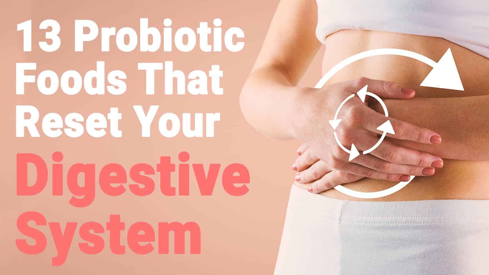 probiotic foods - digestive system