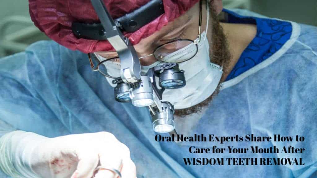 dentist extracting wisdom teeth