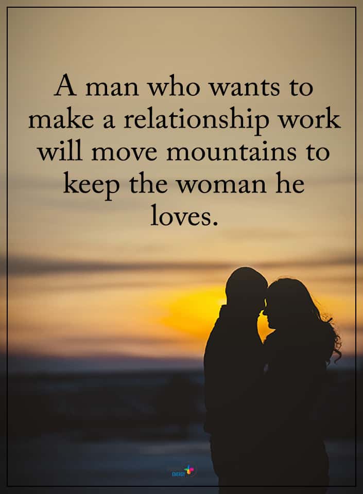 man in relationship quote