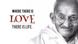 Gandhi quotes about life