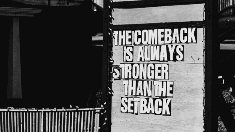 setback makes you stronger