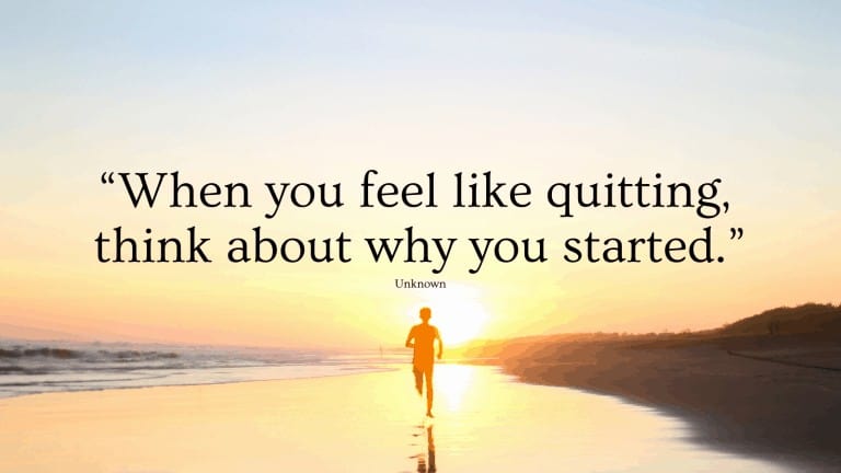 feel like quitting