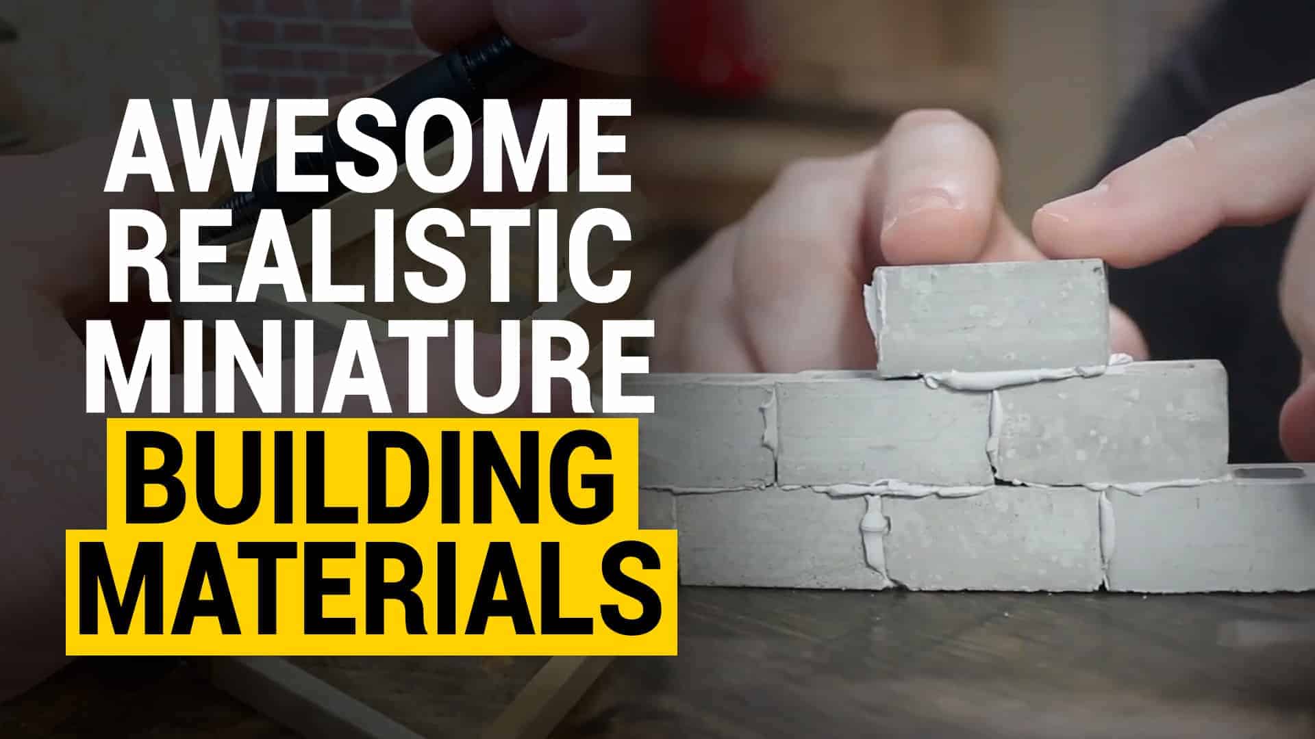 miniature building materials