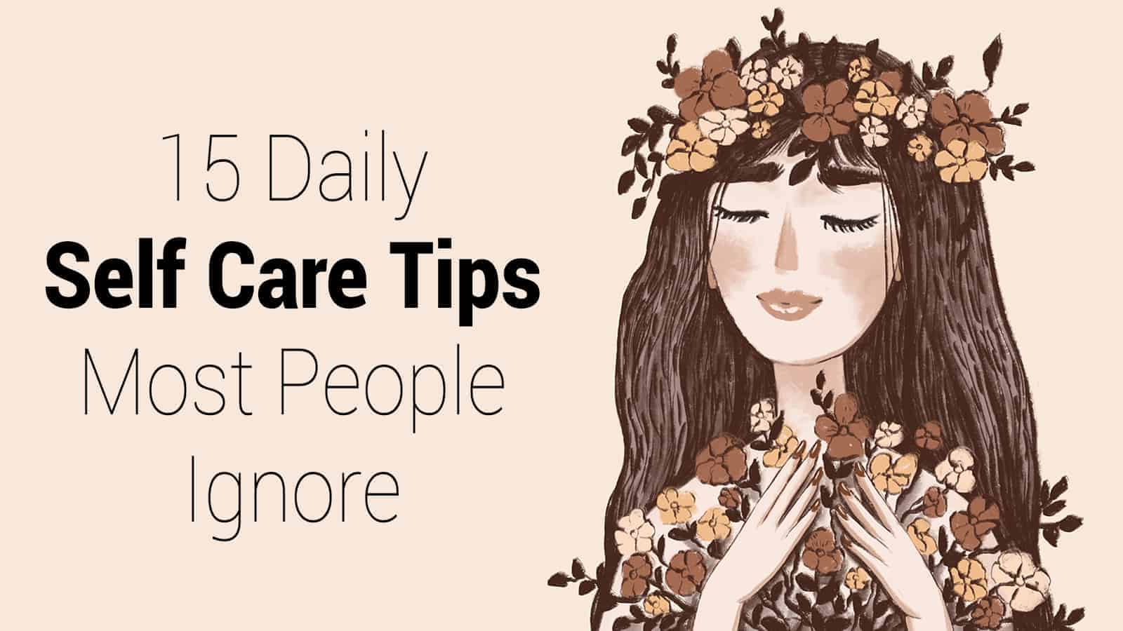 daily self care tips