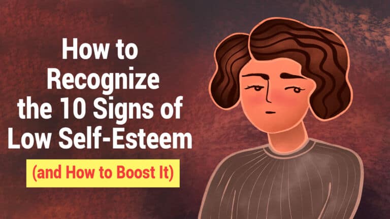 signs of low self esteem