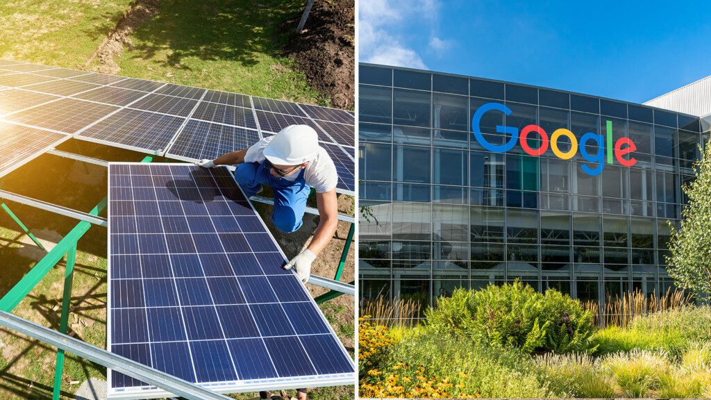 google shares renewable energy plans