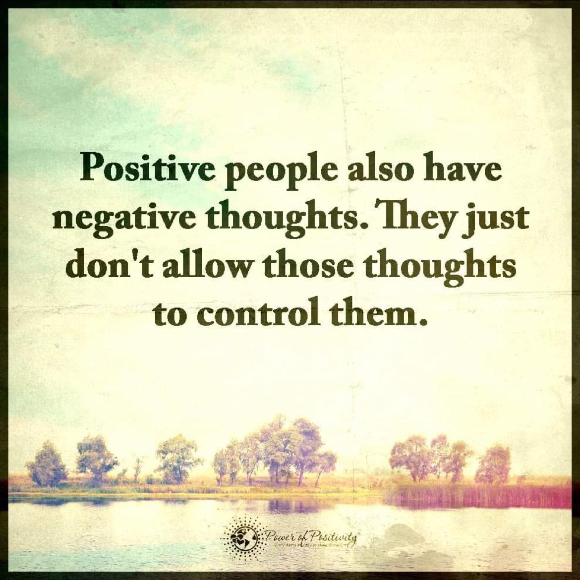 keep your positivity